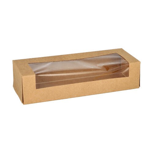 PAPSTAR 25 Sushi-Schalen, Pappe eckig braun