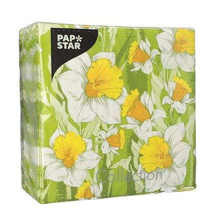 PAPSTAR 100 Servietten, 3-lagig 1/4-Falz 33 cm x 33 cm