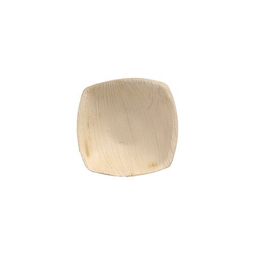 PAPSTAR 25 Schalen Palmblatt "pure" "QUADRATO" natur