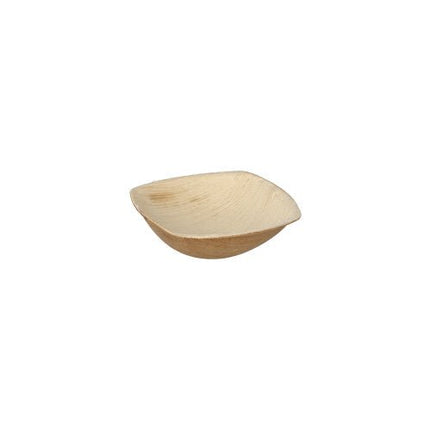 PAPSTAR 25 Schalen Palmblatt "pure" "QUADRATO" natur
