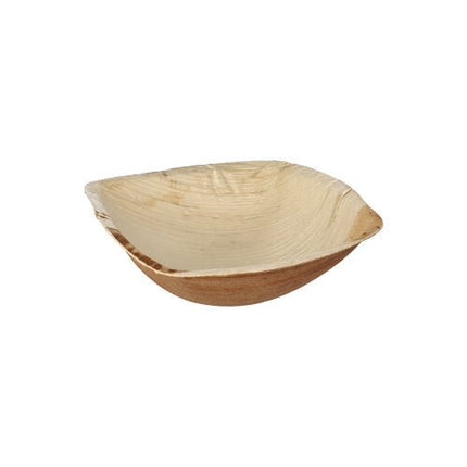 PAPSTAR 25 Schalen Palmblatt "pure" "QUADRATO" natur