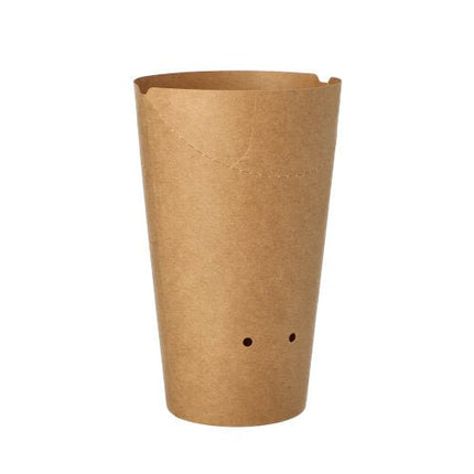 PAPSTAR 50 Pommes-Frites-Schütte, Pappe rund Ø 6 cm braun