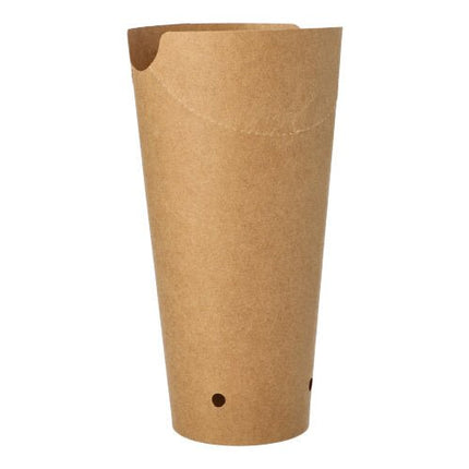 PAPSTAR 50 Pommes-Frites-Schütte, Pappe rund Ø 6 cm braun