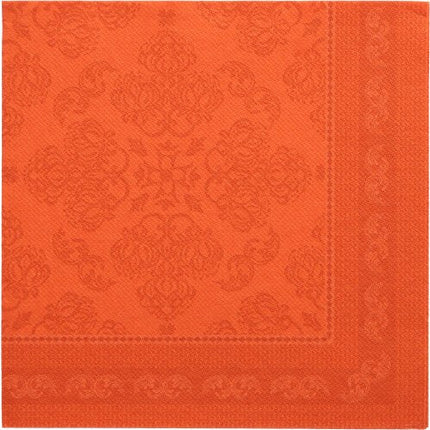 PAPSTAR 50 Servietten "ROYAL Collection" 1/4-Falz 40 x 40 cm nektarine