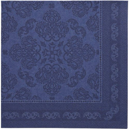 PAPSTAR 50 Servietten "ROYAL Collection" 1/4-Falz 40 x 40 cm dunkelblau
