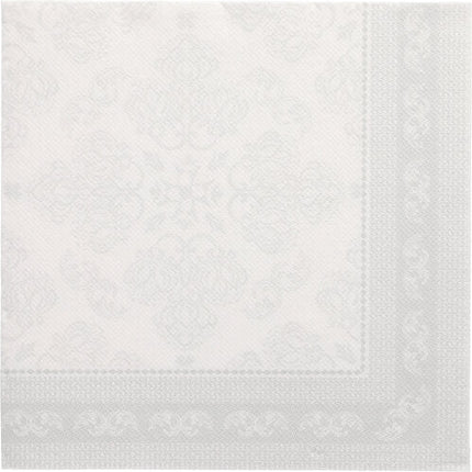 PAPSTAR 50 Servietten "ROYAL Collection" 1/4-Falz 40 x 40 cm weiss
