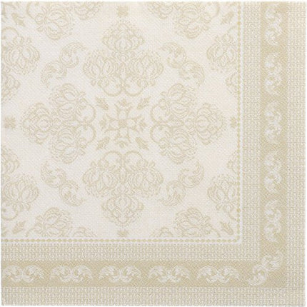 PAPSTAR 50 Servietten "ROYAL Collection" 1/4-Falz 40 x 40 cm champagner