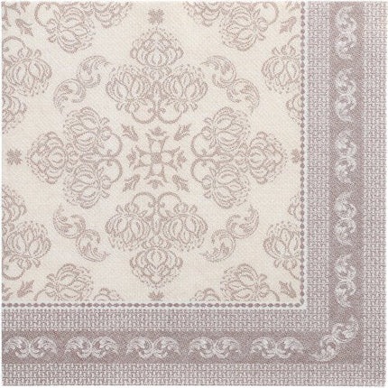 PAPSTAR 50 Servietten "ROYAL Collection" 1/4-Falz 40 x 40 cm mocca