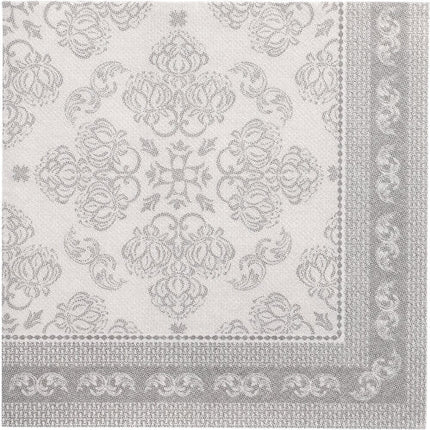 PAPSTAR 50 Servietten "ROYAL Collection" 1/4-Falz 40 x 40 cm grau