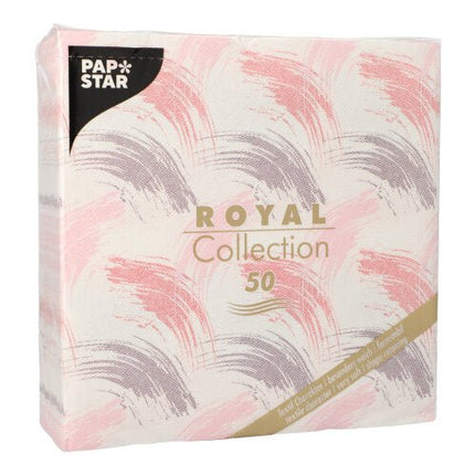 PAPSTAR 50 Servietten "ROYAL Collection" 1/4-Falz 40 x 40 cm bordeaux