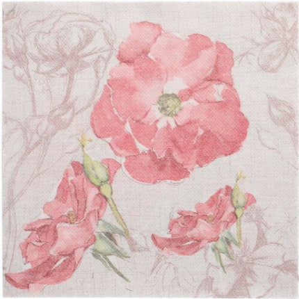 PAPSTAR 50 Servietten "ROYAL Collection" 1/4-Falz 40 x 40 cm rosa