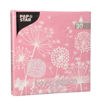 PAPSTAR 30 Servietten, 3-lagig 1/4-Falz 33 cm x 33 cm