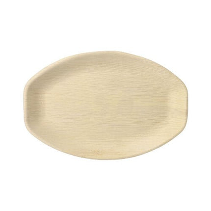 PAPSTAR 6 Tabletts, Palmblatt "pure" oval natur