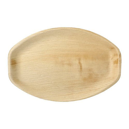 PAPSTAR 6 Tabletts, Palmblatt "pure" oval natur