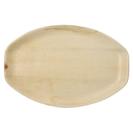 PAPSTAR 6 Tabletts, Palmblatt "pure" oval natur