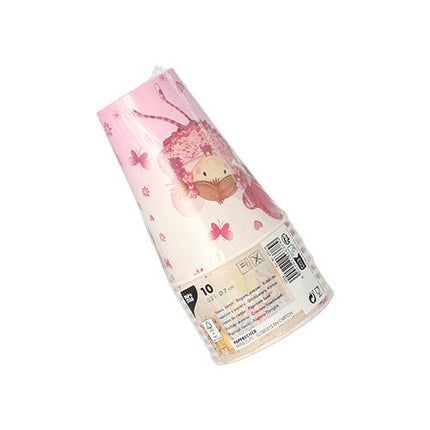 PAPSTAR 10 Trinkbecher, Pappe 0,2 L Ø 7 cm · 9,7 cm