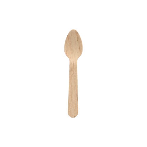 PAPSTAR Kaffeelöffel aus Holz "pure" 11 cm, umweltfreundlich | Faltschachtel (10 Stück)