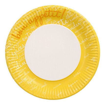PAPSTAR 10 Teller, Pappe rund Ø 23 cm