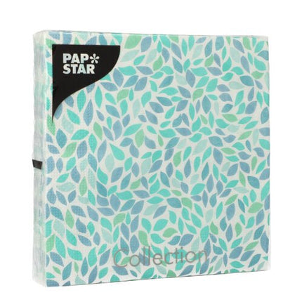PAPSTAR 20 Servietten, 33 cm x 33 cm 3-lagig 1/4-Falz Design Set 5