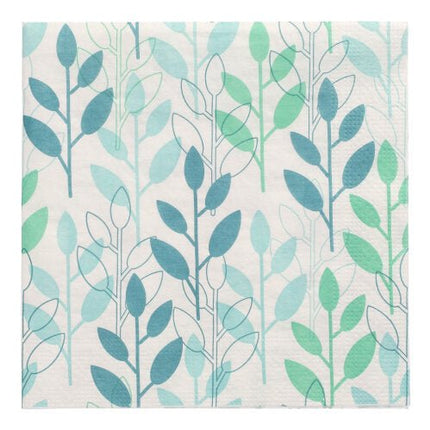 PAPSTAR 20 Servietten, 33 cm x 33 cm 3-lagig 1/4-Falz blau