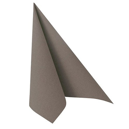 PAPSTAR 50 Servietten "ROYAL Collection" 1/4-Falz 40 x 40 cm grau