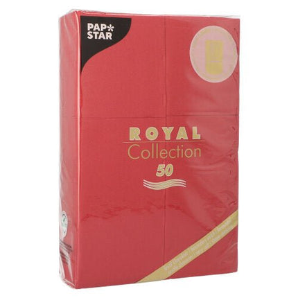 PAPSTAR 50 Servietten "ROYAL Collection" 48 cm x 30 cm mit Besteckfalz