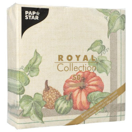 PAPSTAR 50 Servietten "ROYAL Collection" 1/4-Falz 40 x 40 cm Design