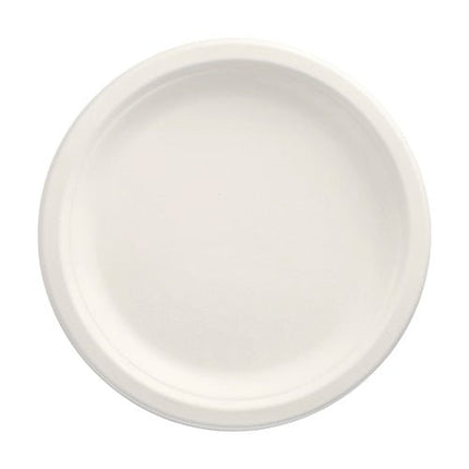 PAPSTAR 100 Teller, Zuckerrohr "pure" ungeteilt, weiss