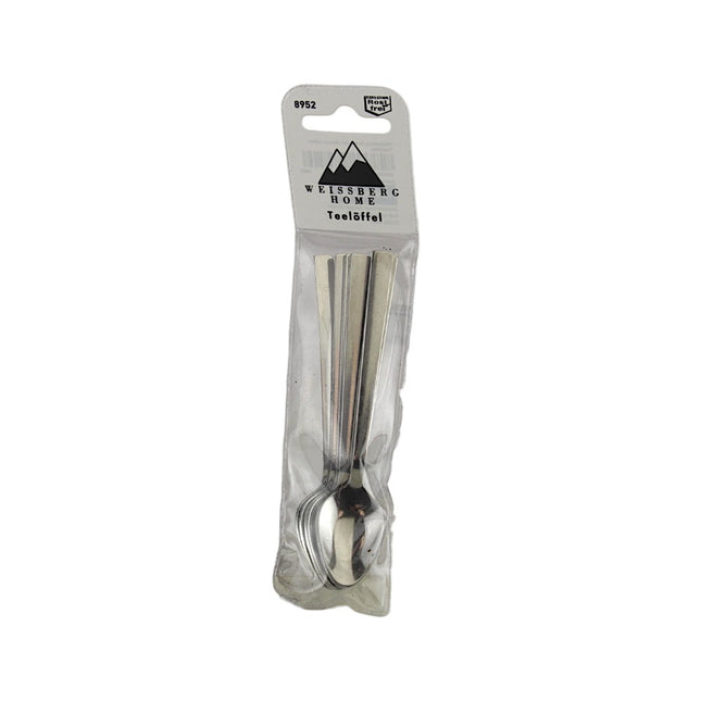 Weissberg Home Teelöffel Set 6teilig Edelstahl