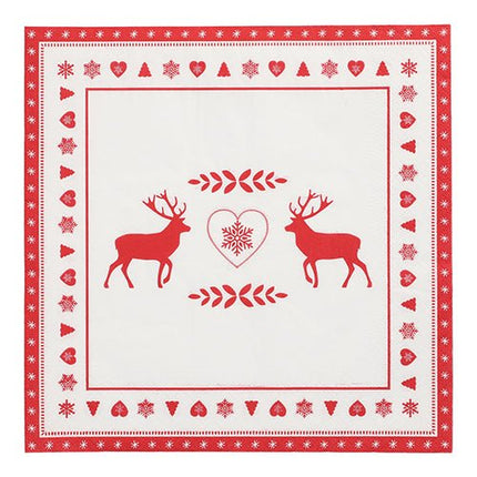 PAPSTAR 20 Servietten, 40 cm x 40 cm 3-lagig 1/4-Falz