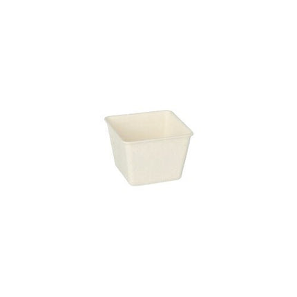 PAPSTAR 50 Fingerfood - Schalen, Zuckerrohr "pure" weiss