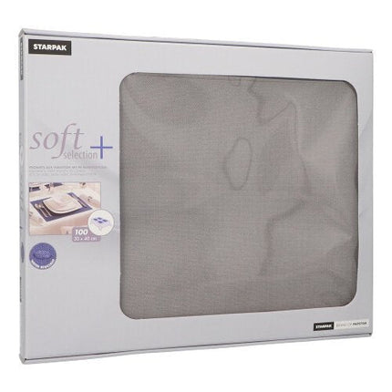PAPSTAR 100 Tischsets, stoffähnlich, Vlies "soft selection plus" 30 cm x 40 cm