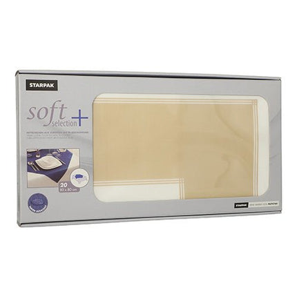 Starpak 20 Mitteldecken, stoffähnlich, Vlies "soft selection plus" 80 cm x 80 cm