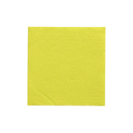 PAPSTAR Servietten 1/4-Falz, 24x24 cm limonengrün, "DAILY Collection" | Folie (20 Stück)