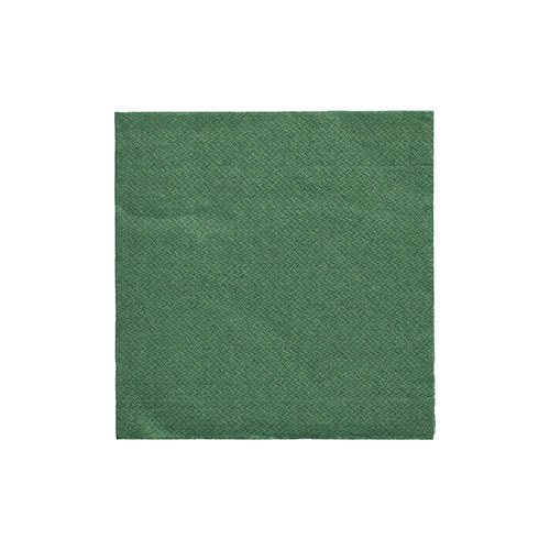 PAPSTAR Servietten 1/4-Falz, 24x24 cm dunkelgrün, "DAILY Collection" | Folie (20 Stück)