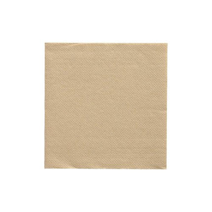 PAPSTAR Servietten 1/4-Falz, 24x24 cm sand, "DAILY Collection" | Folie (20 Stück)