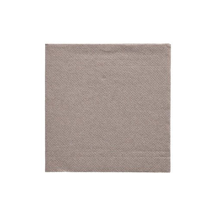 PAPSTAR Servietten 1/4-Falz, 24x24 cm grau, "DAILY Collection" | Folie (20 Stück)