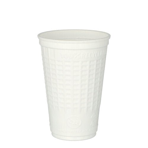 Starpak 50 Thermobecher, PP 0,25 l Ø 7,8 cm · 11 cm weiss | Packung (50 Stück)