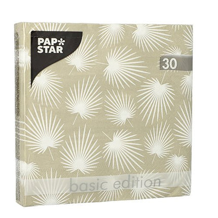 PAPSTAR 30 Servietten, 3-lagig 1/4-Falz 33 cm x 33 cm