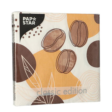 PAPSTAR 20 Servietten, 33 cm x 33 cm 3-lagig 1/4-Falz Design Set 5