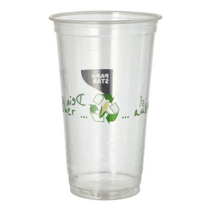 PAPSTAR 50 Trinkbecher PLA "Becher aus Mais"