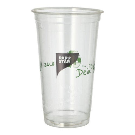 PAPSTAR 50 Trinkbecher PLA "Becher aus Mais"