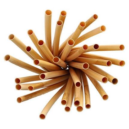 PAPSTAR Trinkhalme Schilf "pure", Ø 10 mm, 25 cm, umweltfreundlich | Faltschachtel (50 Stück)