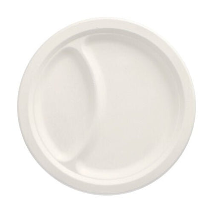 PAPSTAR 50 Teller, Zuckerrohr "pure" weiss