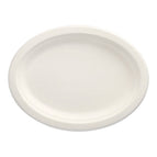 weiss / oval 26 cm x 20 cm x 2 cm