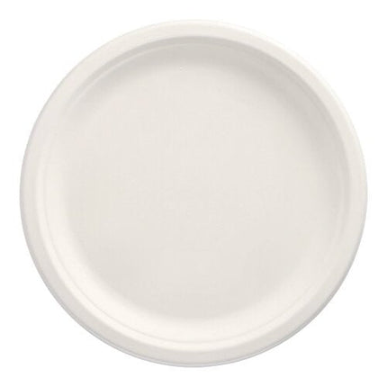 PAPSTAR 12 Teller, Zuckerrohr "pure" ungeteilt