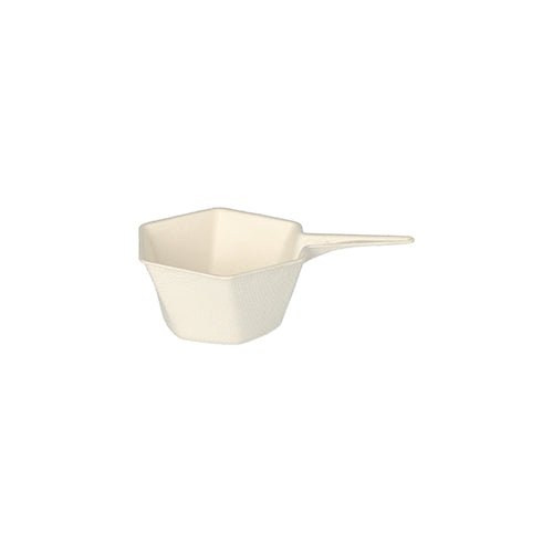 PAPSTAR 50 Fingerfood - Schalen Zuckerrohr "pure" weiss "Hexagon"