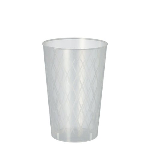 Starpak 40 Mehrweg-Gläser für Apfelwein 0,25 l Ø 7 cm · 10,5 cm unzerbrechlich | Schrumpffolie (40 Stück)