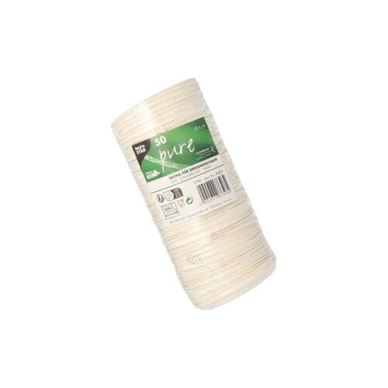 PAPSTAR 50 Deckel für Dressingschalen Zuckerrohr "pure" weiss