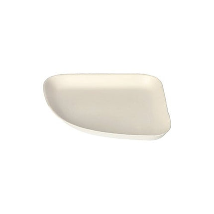 PAPSTAR Teller aus Zuckerrohr, 1/4, 13x13 cm, weiß, "Belle Vie" | Schrumpffolie (24 Stück)